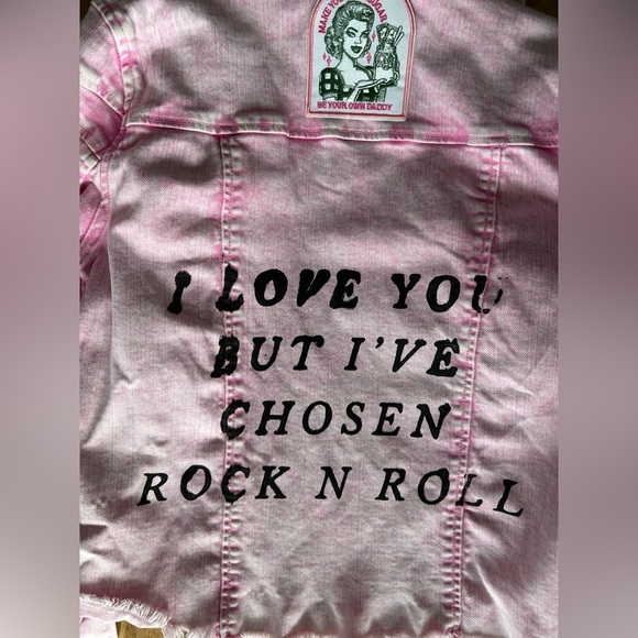 “Be Your Own Daddy” Jean Jacket - Picture 4 of 5